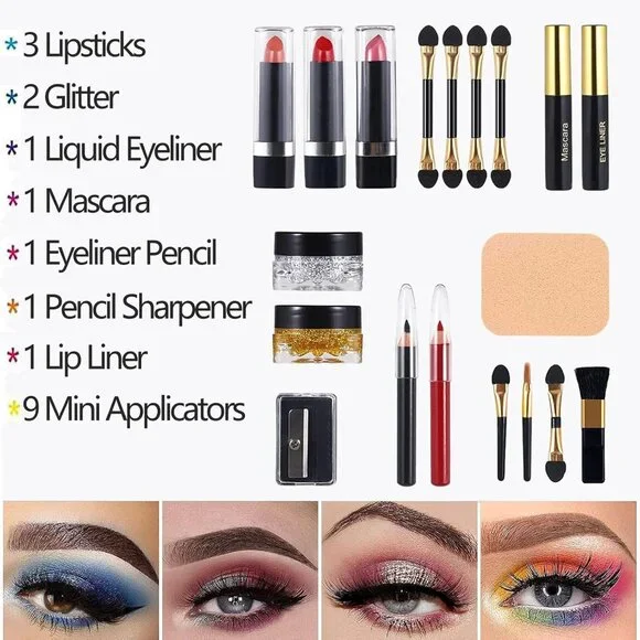 M 58 Color Professional Makeup pallet, Makeup Kit for Women Full Kit, All In One